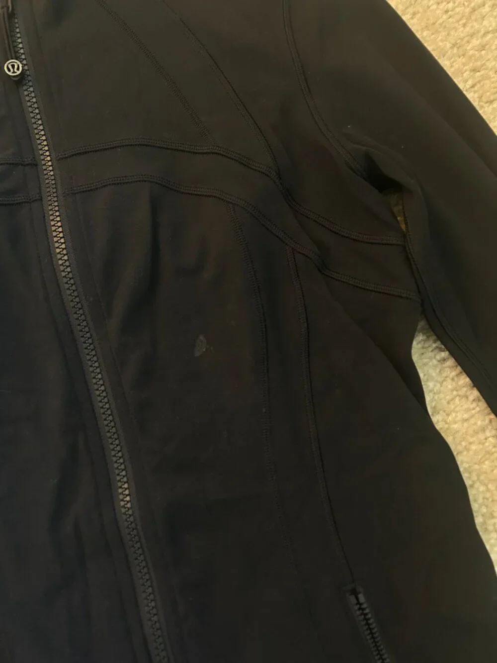 Lululemon Define Jacket Black Nulu Size 8
